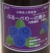 自然栽培「ブルーベリーの恵み（40％果汁）」　720ml 2本