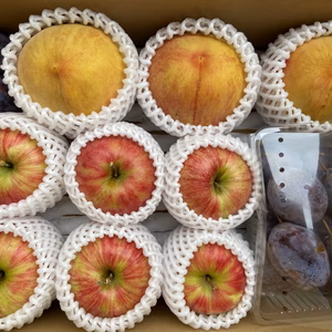 旬の果物詰合せ 約3kg～ りんご、桃、プルーン フルーツボックス♪