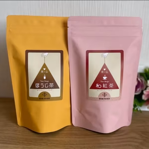 三角ティーバッグほうじ茶20個入り、和紅茶20個入りセット