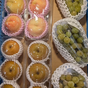 桃と梨とブドウ