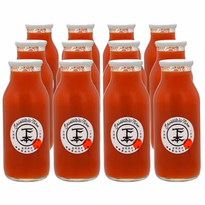 【12本】完熟飛騨トマトジュース 180ml 食塩・砂糖無添加