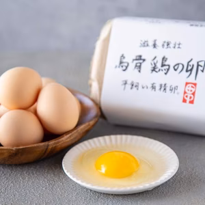 平飼い烏骨鶏の卵