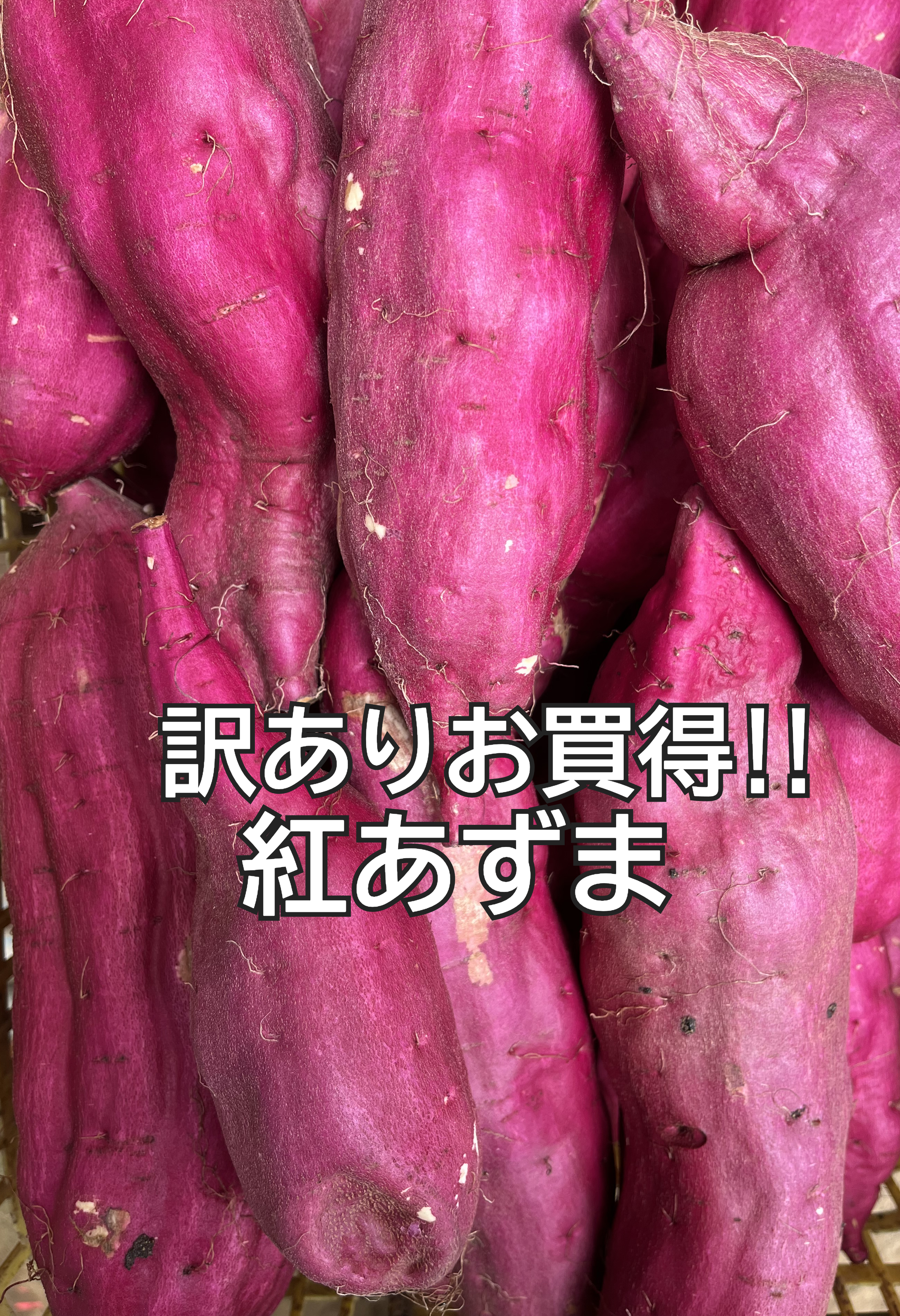 訳あり品だけど味は太鼓判！「紅あずま」色々なサイズ入り‼︎｜野菜の商品詳細｜ポケットマルシェ｜産直(産地直送)通販 - 旬の果物・野菜・魚介をお取り寄せ