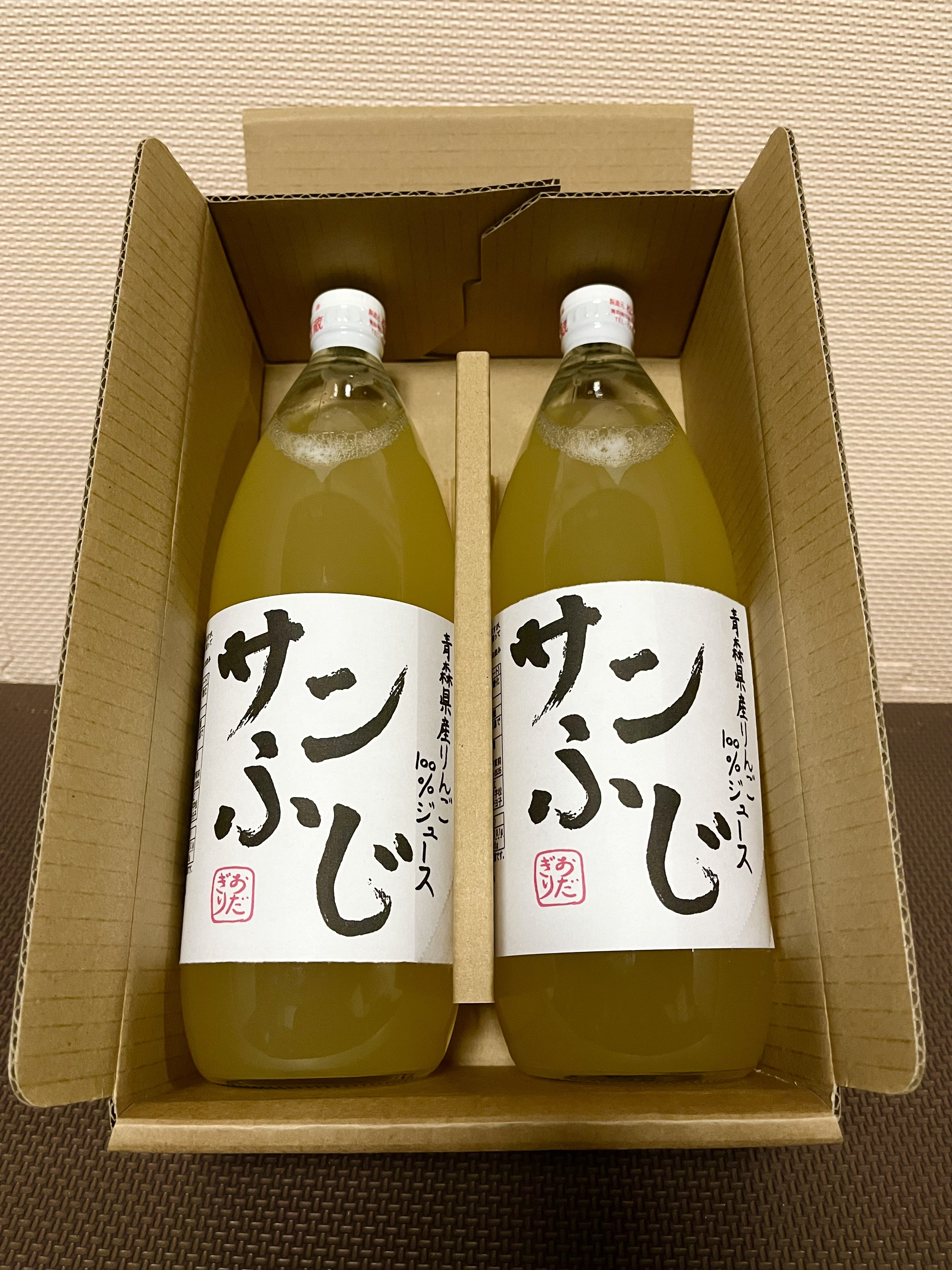 青森県産『サンふじりんごジュース』12本入り - 酒