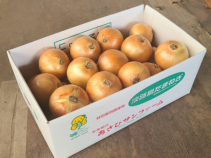 [Mサイズ]淡路島産たまねぎ 特別栽培 兵庫県認証食品 Mサイズ3kg