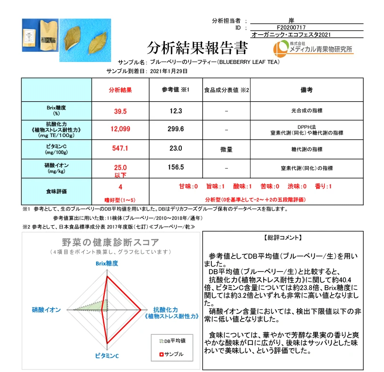 ブルーベリーの葉のハーブソルト【爽やかな香り・普段のお料理に】