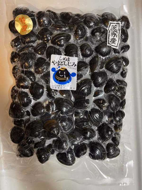 茨城県涸沼川産しじみ(砂抜き済み)