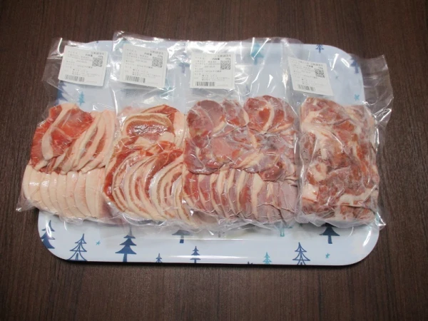 新商品・猪スライス肉+万能カット肉