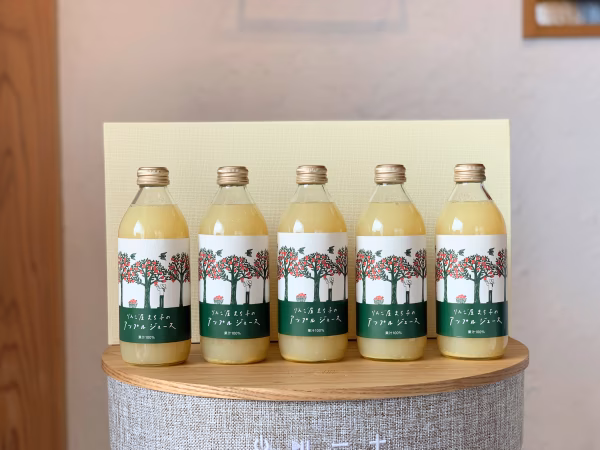 【ギフト】心を柔らかに・大人の贅沢アップルジュース350ml５本