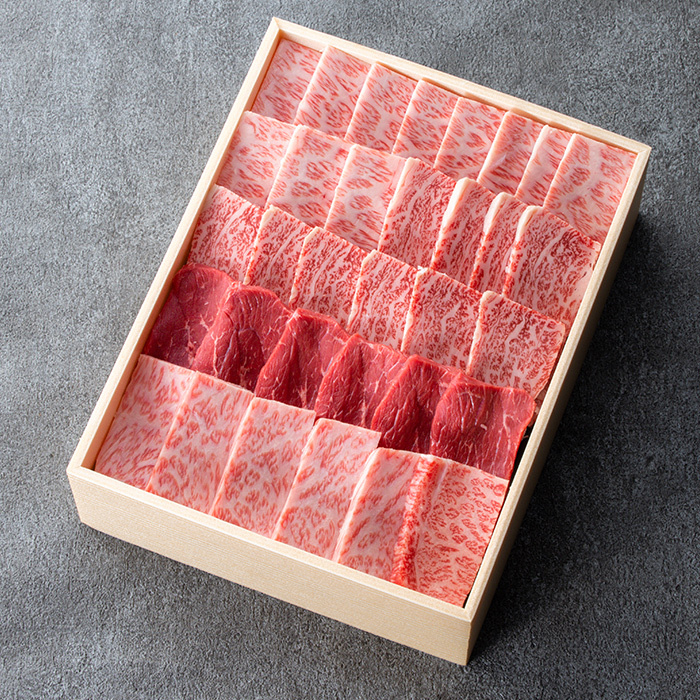 18 鳥取和牛焼肉ロース特上カルビ希少部位 精肉箱 500g