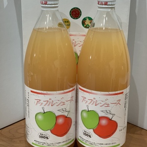 ゴクゴク飲める‼️100%青森県産りんごジュース‼️