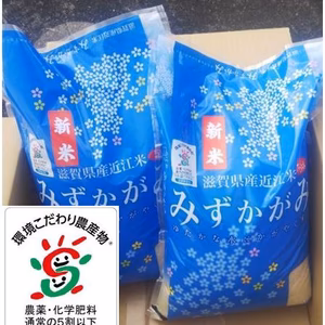 【新米】滋賀県認証:環境こだわり米「みずかがみ」1等検査米10kg