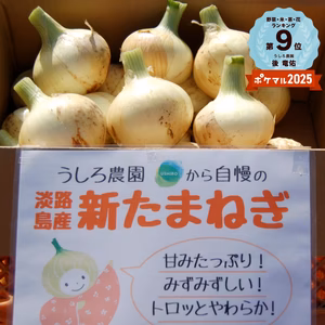 淡路島の新玉ねぎ！みずみずしく！やわらか〜い