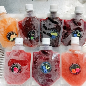 果汁たっぷり‼北海道産ベリースムージー（各100ｇ7種類）【冷凍】