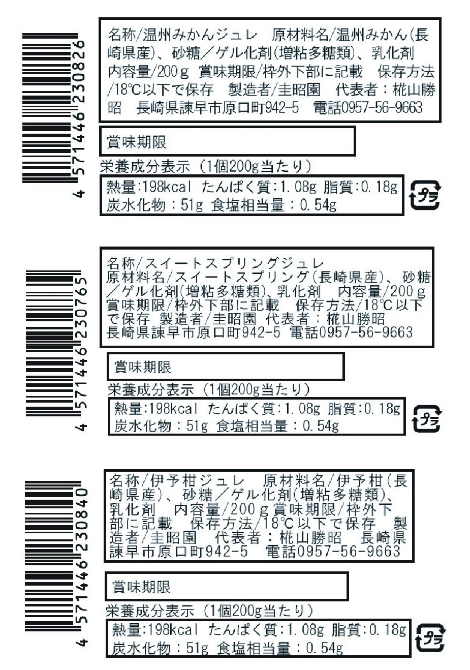 長崎県産！柑橘スムージージュレセット