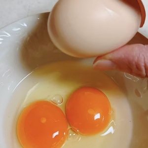 のびのび平飼い　烏骨鶏のたまご