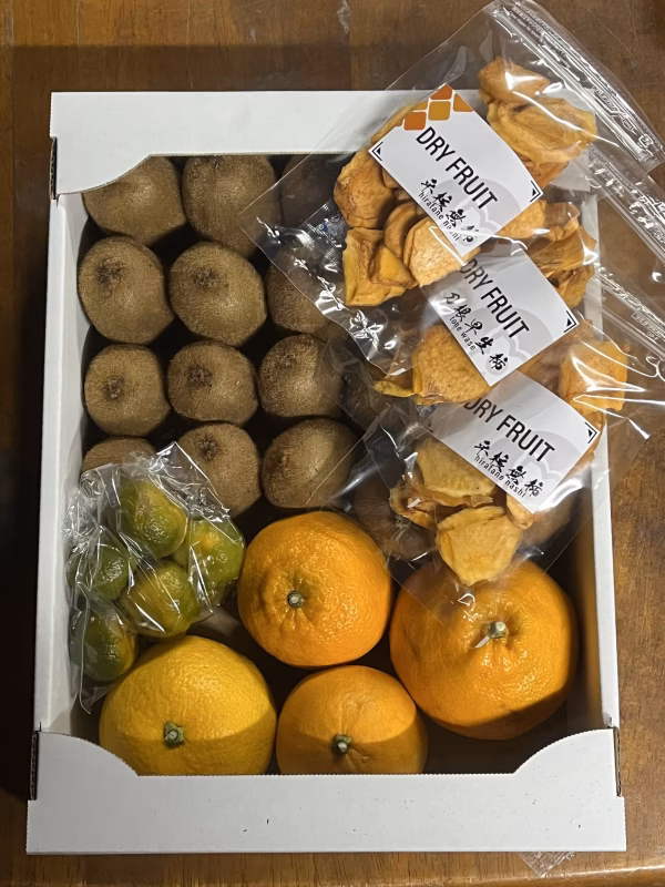 冬のフルーツセット キウイ・柑橘・柿のドライフルーツ※送料無料 橋本ふるさと便※