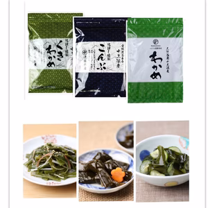 三陸つるんっとシャキっとわかめ＆コリコリ茎わかめ＆早煮昆布