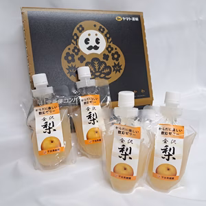 からだに優しい飲むゼリー 金沢梨 ４本セット ひゃくまんさん箱