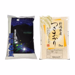 新潟県産コシヒカリ&つきあかり(白米) 食べ比べセット 令和6年