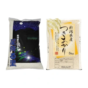 新潟県産　コシヒカリ&つきあかり(白米) 食べ比べセット 令和5年
