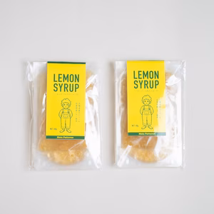 【本格レモンシロップ 】60g×6袋入　〜レモンピール＆国産はちみつ入り〜