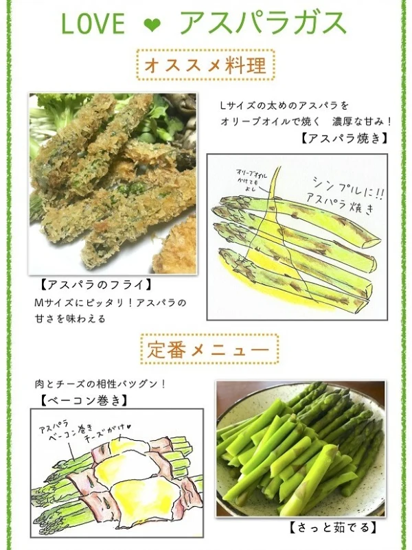 GW前後発送品！！野原と花のアスパラガス驚きの太めサイズ 1kg ｜野菜