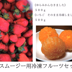 スムージー用フルーツセット　みかん＆いちご