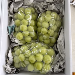 家庭用シャインマスカット約2キロ3ー4房　大房メイン　ぶどう