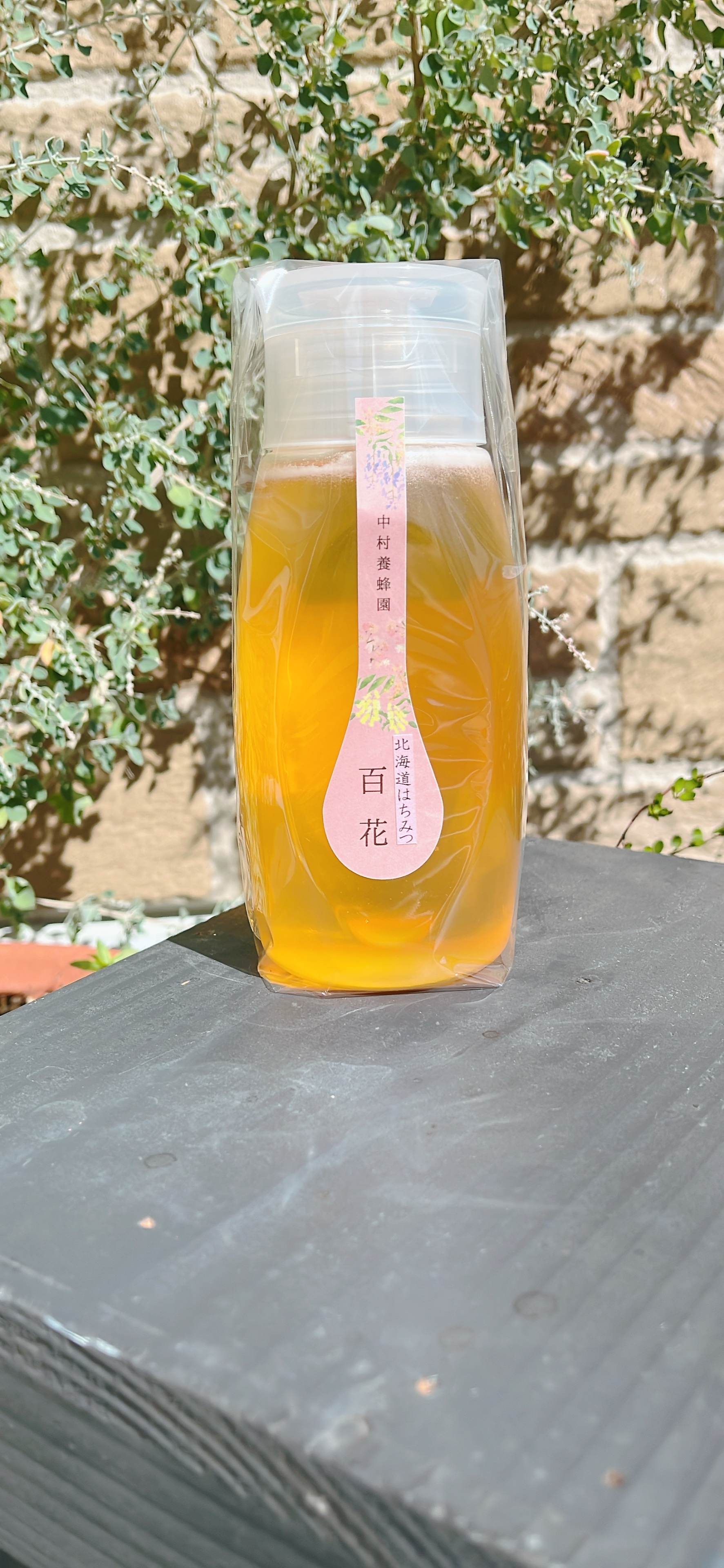 北海道産[7月新蜜]百花はちみつ 500g 養蜂家こだわり 1本500g