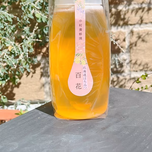 北海道産限定40本【7月新蜜】百花はちみつ 500g 養蜂家こだわり