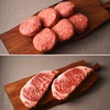 【人気セット商品】しろいし牛のハンバーグとサーロインステーキ