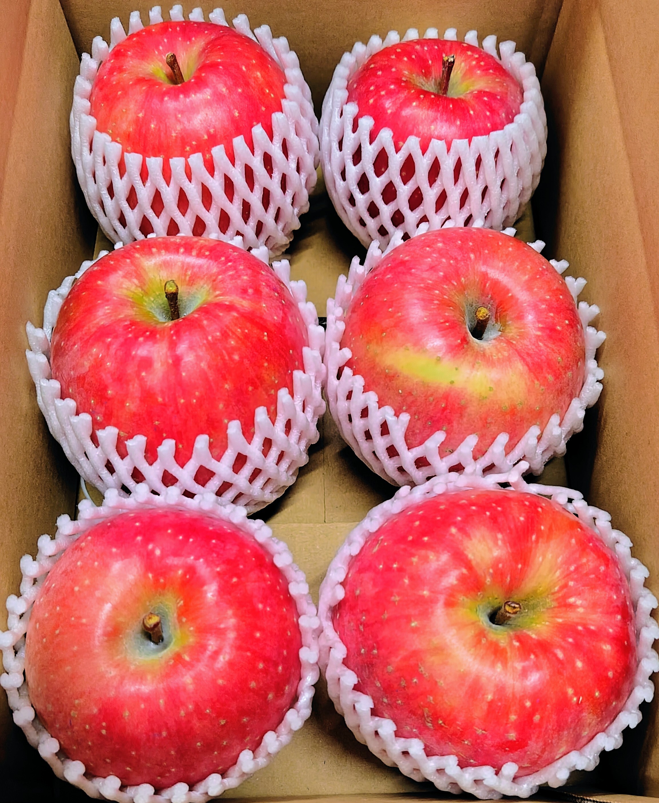 家庭用〉秋田・馬鞍の紅あかり 2kg（6玉）いさお果樹園｜りんごの商品