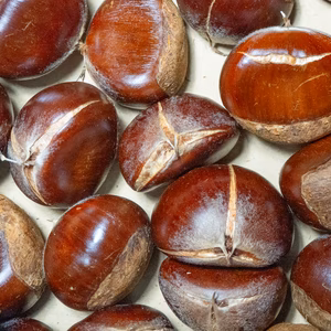 (ワレ有)まるまるホクホクあまーい利平栗　1㎏ Ｌ－３Ｌ(40～50個)