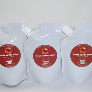 無添加りんごジュース200ｍｌ　「極なめらか・あきばえ」　２４パックセット