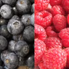 北海道十勝産ブルーベリー＆ラズベリー（冷凍）