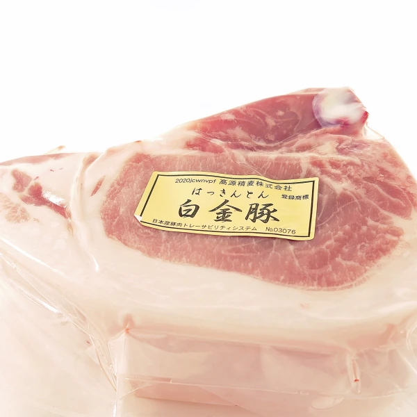 【冷凍】肉の王道Tボーン《白金豚》1枚300～400g