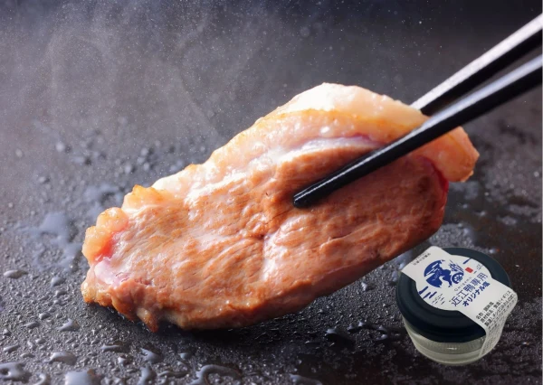 【冷凍】近江鴨(国産合鴨肉）　焼肉用スライス＋オリジナルスパイス塩付