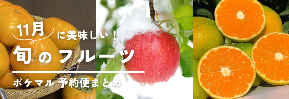 2023年版】11月が旬の果物（りんご・柿・みかん 等）旬食材 予約・購入