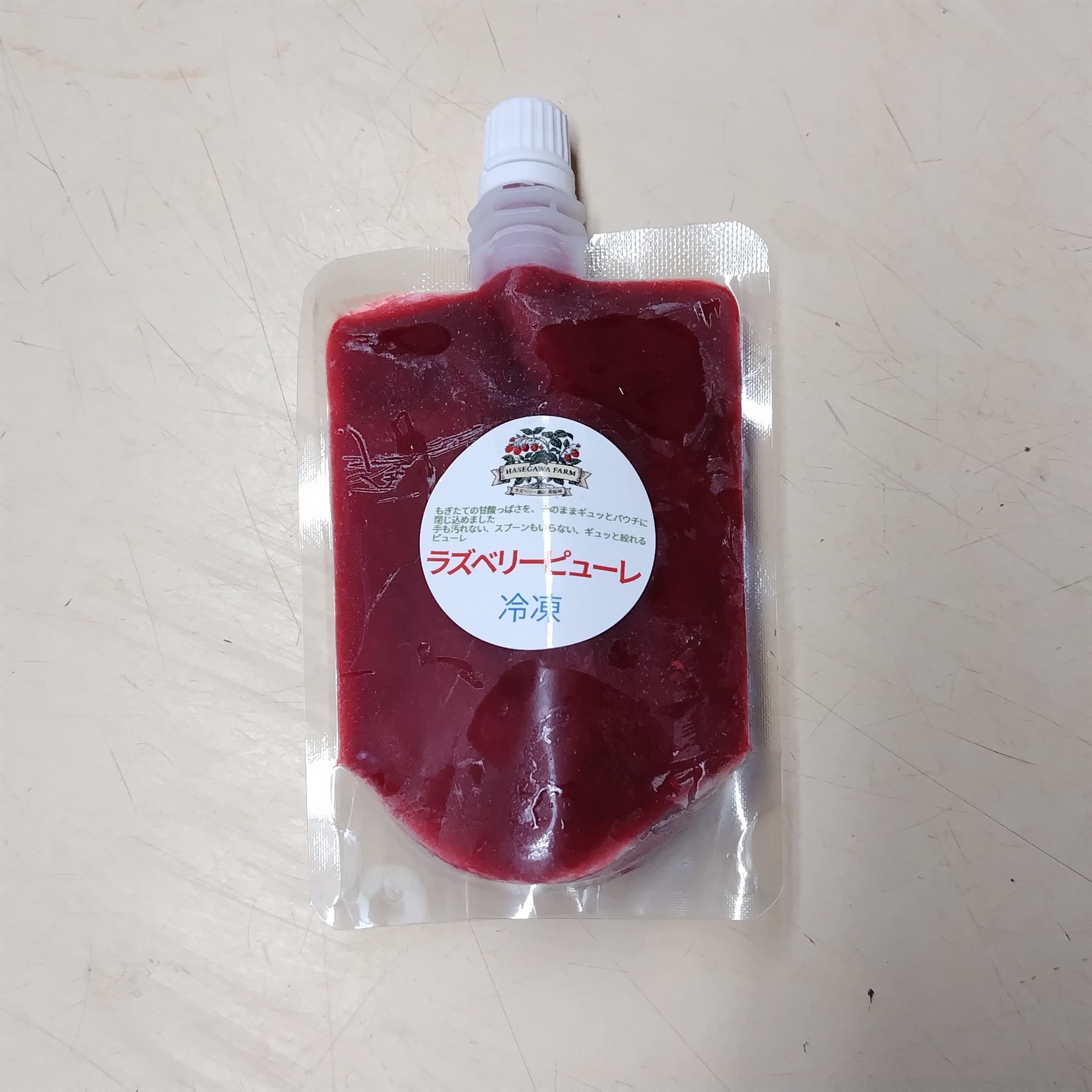 信州上田産冷凍ラズベリーピューレ100g×6P｜果物の商品詳細