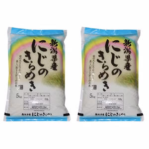新潟県産　にじのきらめき　10キロ　白米　令和5年産