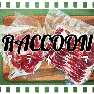 【神出鬼没】アライグマ肉セット300g(スライス&煮込みカット)