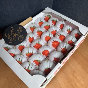 【高級品種！】糖蜜使用のこだわりいちご！ひのしずく厳選30玉！