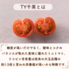 旨味とコクを凝縮！三重県産 真っ赤な完熟ミニトマト『TY千果』(約1.2㎏)