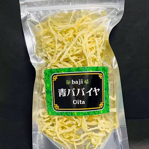 【農薬不使用】乾燥青パパイヤ　太目切干タイプ20ｇ
