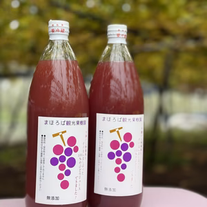 【送料込み】農家直売 ぶどうジュース無添加100% 2本セット 令和7年新物