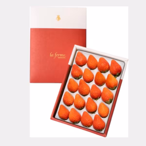 予約販売　贈答用【軽井沢産希少いちご】桃薫350g前後×1P