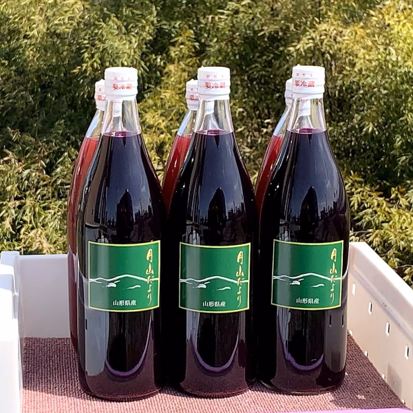 完熟ぶどう・完熟山ぶどうを100％ジュースに！1,000ml・900ml各3本