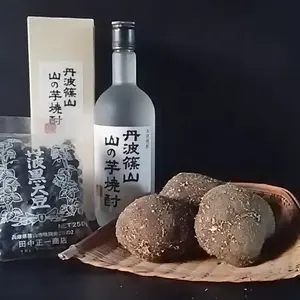 【ギフト対応】丹波篠山特産　山の芋・黒豆・山の芋焼酎セット