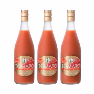 【感謝セール】北海道産 完熟生トマトジュース　３本セット（大瓶）！